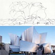 Frank Gehry's Inspiring Sketches of Iconic Buildings