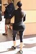 Kim Kardashian flaunts her famous bum as she leaves yoga studio ...