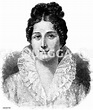 Julie Récamier (1777 - 1849), französische Schriftstellerin und ...