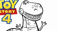 Como dibujar a Rex de Toy Story 4 paso a paso - YouTube