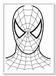Spiderman Para Colorear Facil - Loca Tel