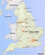 Map Of Just England | Map England Counties and Towns