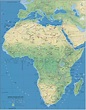 Africa Physical Map 1 • Mapsof.net