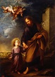 Saint Joseph Leading the Christ Child Painting | BartolomE Esteban ...