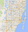 Mapa de Miami - TurismoEEUU
