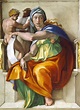 Michelangelo Buonarroti La Sibilla Delfica. Frammento del dipinto a ...