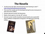 PPT - The Novella PowerPoint Presentation, free download - ID:2077100