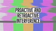 Proactive & Retroactive Interference: Definition & Examples
