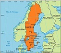 Mapa de Suecia - datos interesantes e información sobre el país