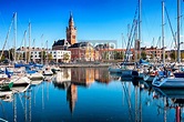 Dunkerque port photo impression et toile