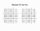 Ultimate Tic Tac Toe Printable and Instructions by Aric Thomas | TPT