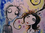 Tim Burton & Helena Bonham Carter by Tim Burton (OMG I will melt if my ...