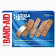 Band-Aid Brand Flexible Fabric Adhesive Bandages, Assorted, 100 ct ...