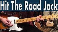 How To Play Hit The Road Jack | Ray Charles Guitar Lesson + Tutorial