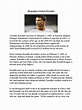 Biography Cristian Ronaldo | PDF | Association Football | Association ...