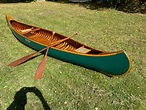16' Old Town Canoe – Wood & Canvas – Fully Restored – Beautiful for ...
