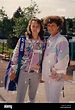 Swiss tennis player Martina Hingis and her mother Melanie Molitorova ...