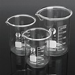 3pcs 100ml 150ml 250ml beaker set graduated borosilicate glass beaker ...