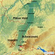 StepMap - Der Oberrheingraben - Landkarte für Deutschland