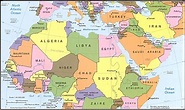 North Africa Map, Map of Northern Africa, Printable North Africa Map