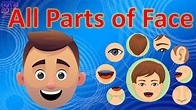 All Parts of the Face in English | #sasufun human Face Parts Names ...