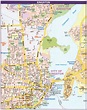 Map downtown Kingston, Ontario Canada.Kingston city map with highways ...