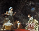 The First Steps Painting | Jean-Honore Fragonard Oil Paintings