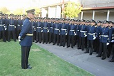 Parade walking-out uniform of officers and cadets of the Chilean Army's ...
