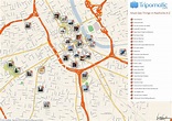 Nashville Printable Tourist Map | Nashville map, Nashville attractions ...
