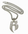 ICE BLING RUFF RYDERS PIECE WITH 6mm 30" STAINLESS STEEL CUBAN CHAIN | eBay