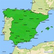 StepMap - Spanien - Städte - Landkarte für Spanien