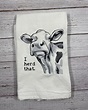 Humorous Cow kitchen towel Funny sayings farm animals I | Etsy