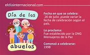 Día de los Abuelos. Cómo se celebra en el Mundo