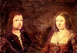 Isabel de Castela e o marido, o rei Fernando de Aragão, reis católicos ...