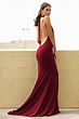 Hualong Sexy Halter Sleeveless Red Backless Prom Dress - Online Store ...