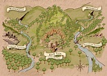 Warrior Cats Clan Territory Map by Daeruth35 on DeviantArt