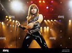 Bruce Dickinson (Iron Maiden) on 17.09.1988 in Pamplona. | usage ...