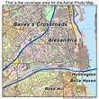 Aerial Photography Map of Alexandria, VA Virginia