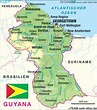 Mapas da Guiana | MapasBlog