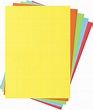 100 folios de papel de diferentes colores brillantes, A4, 80 g/m² ...