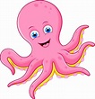 Cute octopus cartoon | Premium Vector
