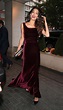 Knockout! Amal Clooney Wows In A Burgundy Velvet Dress At A London ...