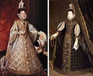 Isabel Clara Eugenia and Catalina Micaela, daughters of Philip II and Isabel of Valois Charles ...