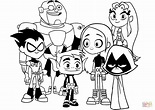 Desenho de Teen Titans Go! para colorir | Desenhos para colorir e ...