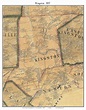 Kingston, New Hampshire 1857 Old Town Map Custom Print - Rockingham Co ...
