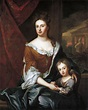 Anne with her son Prince William, Duke of Gloucester, in a painting ...
