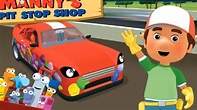 HANDY MANNY - Manny's Pit Stop Shop | Disney | COMPLETE (game for kids ...