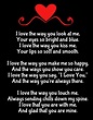 Why I Love You Poems with Reasons for Her & Him - Quotes Square