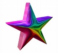 3D Rainbow Star 12 3D Star Logo Png - Clip Art Library