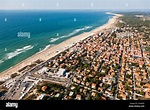 Gironde, Frankreich Soulac Sur Mer, La Resort Soulac Sur Mer (Luftbild ...